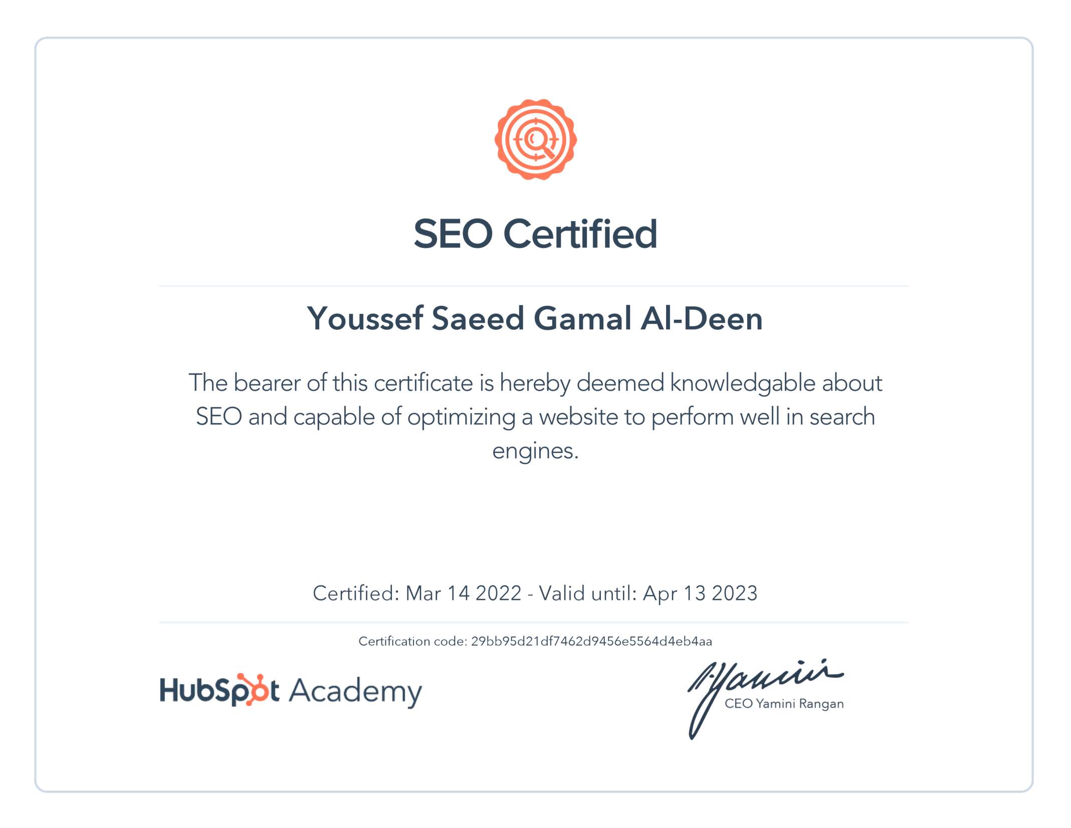 SEO Hubsbot
